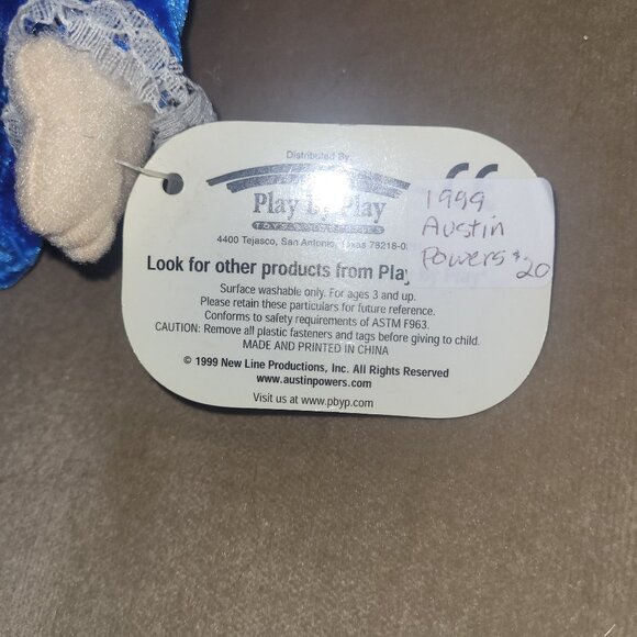 Austin Powers 1999 Play by Play Stuffed Figure - Picture 8 of 11